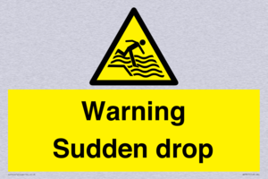 Warning Sudden drop